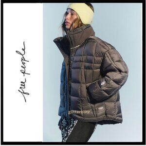 Free People  Like A Dream Puffer Jacket - Reversable - MSRP $298